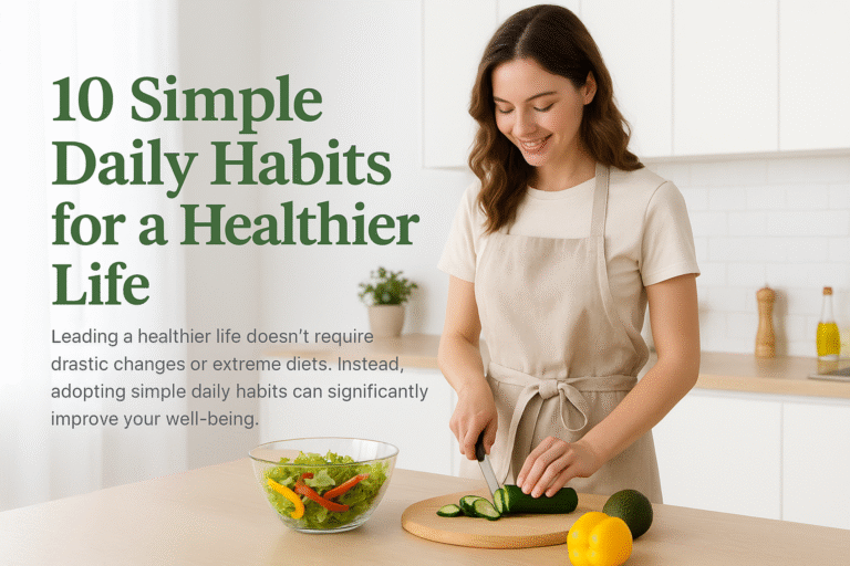 10 Simple Daily Habits for a Healthier Life